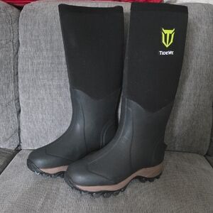 TideWe Rubber Waterproof Boots For Men And Women, Waterproof, New, M8/W9.